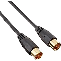 Amazon.co.jp: エレコム アンテナケーブル 2.5C スリムタイプ F